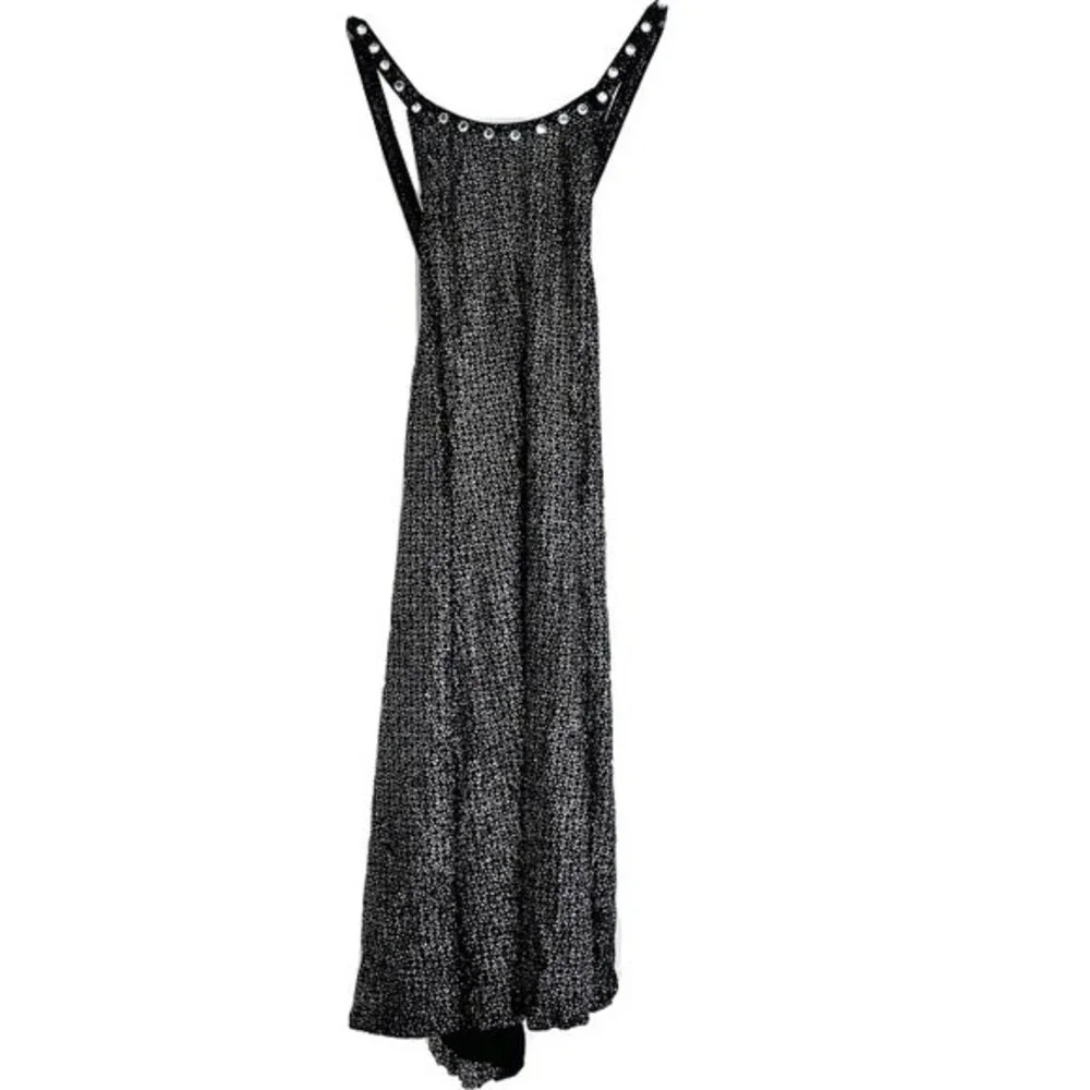 Art Stone Black & Silver Glitter Tunic Dress Dance Costume size Large Child Girl